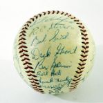 1958 Pittsburgh Pirates Team Signed Baseball
