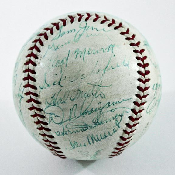 Lot Detail - 1958 St. Louis Cardinals Team Signed Baseball