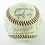 1959 Los Angeles Dodgers Team Signed Baseball