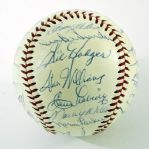 1959 Los Angeles Dodgers Team Signed Baseball