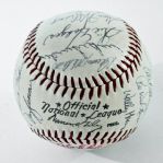 1959 Los Angeles Dodgers Team Signed Baseball