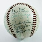1959 Baltimore Orioles Team Signed Baseball