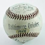 1959 Baltimore Orioles Team Signed Baseball