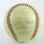 1962 Los Angeles Angels Team Signed Baseball