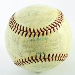1962 Los Angeles Angels Team Signed Baseball