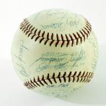 1966 California Angels Team Signed Baseball