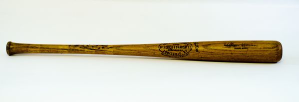 1933-34 Billy Herman Game-Used Bat