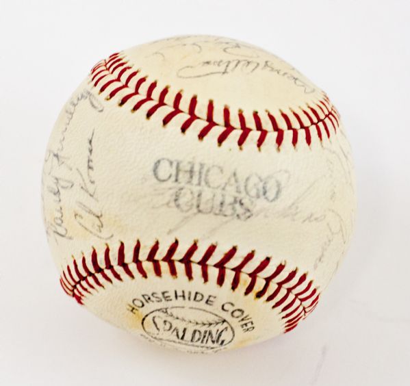 1967 Chicago Cubs Team Signed Baseball