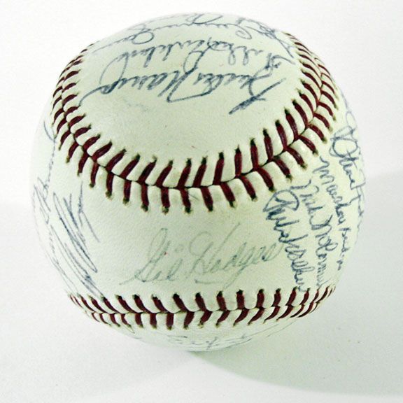 1965 Washington Senators Team Signed Baseball