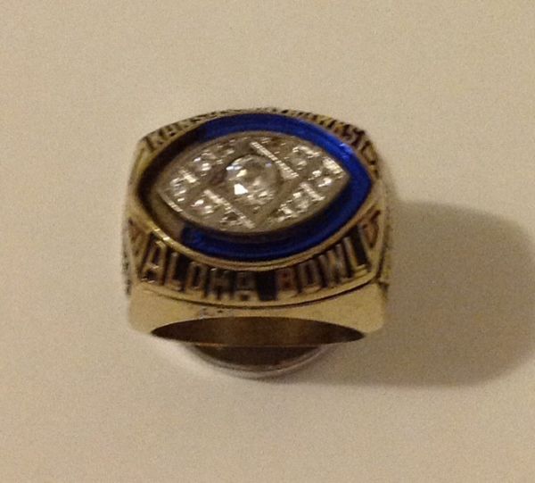 1995 Kansas Jayhawks Aloha Bowl Champions Player Ring