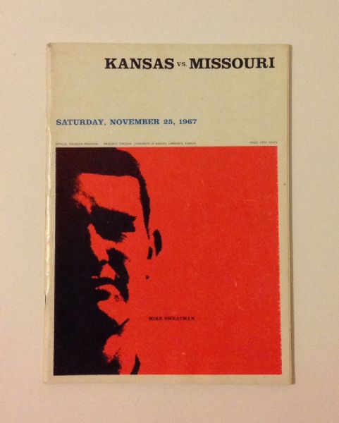 1967 Kansas Vs. Missouri Football Program