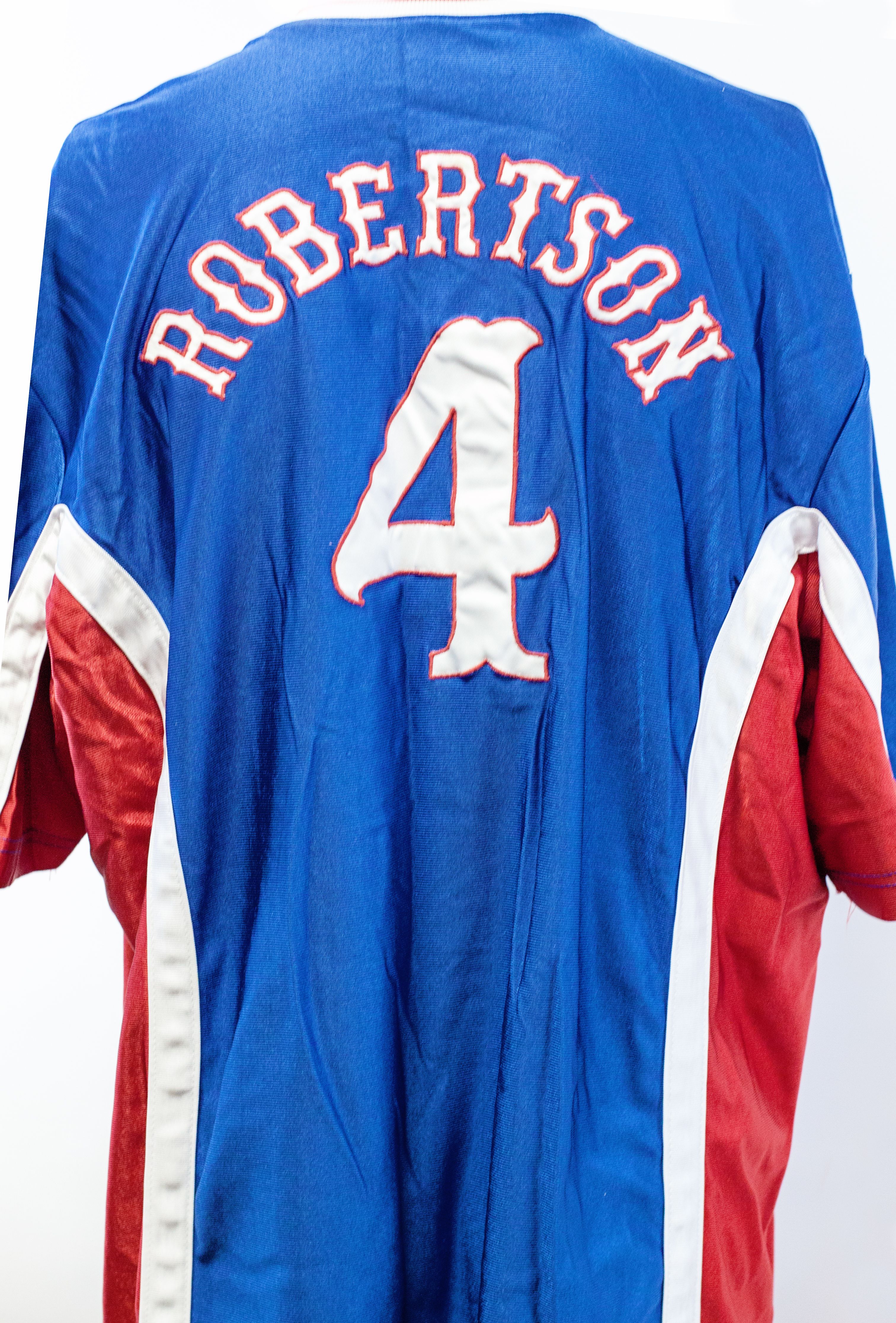 Lot Detail - Ryan Robertson Game-Worn Kansas Warm-Up Jersey