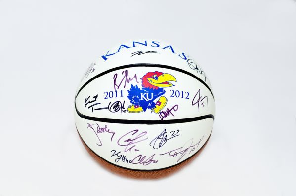 2011-12 Kansas Team Signed Basketball Williams Fund (KU National Runner-Up)