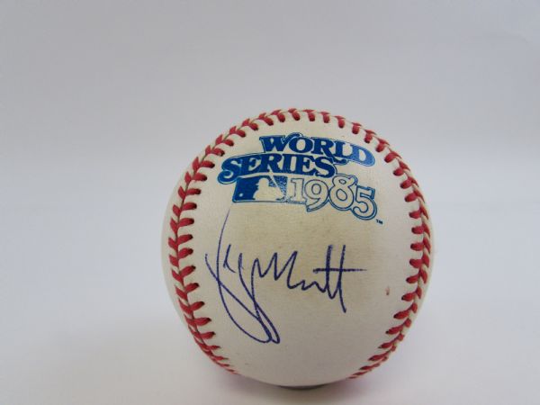 George Brett Signed 1985 Game Used World Series Ball