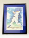  Framed 1991  George Brett Signed Limited Edition Print #100/500