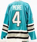 1991-92 Jayson More Game-Used San Jose Sharks Pre-Season Jersey