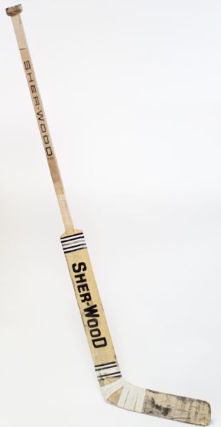 1976-77 Ed Staniowski Game-Used Hockey Stick Kansas City Blues