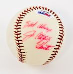 Vintage Catfish Hunter Single Signed Baseball