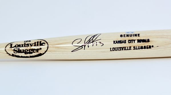 Salvador Perez Autographed Bat MLB Authenticated
