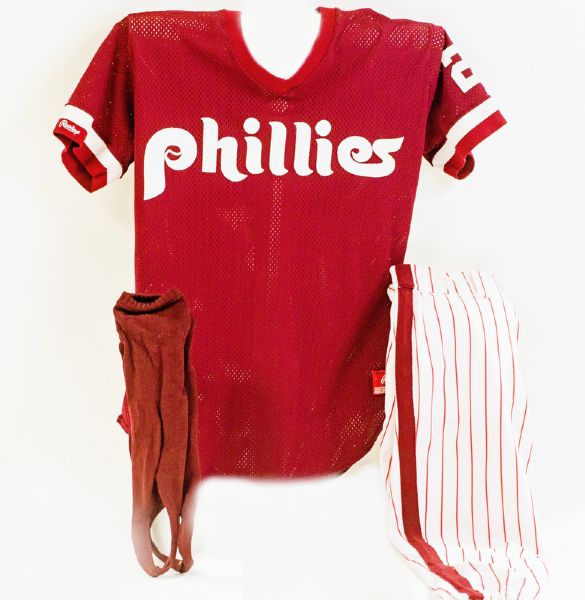 Philadelphia Phillies Jay Hankins Game Worn Practice Uniform