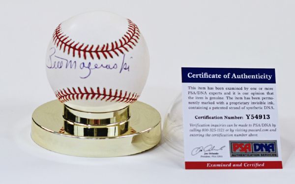 Bill Mazeroski Single Signed Baseball