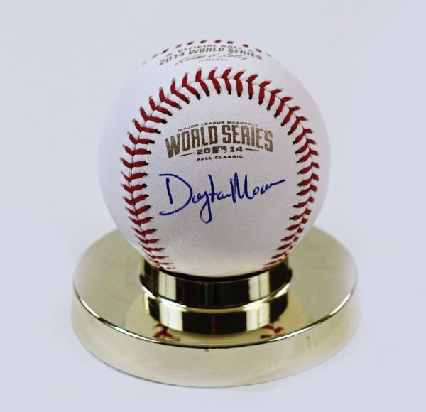 Dayton Moore Single Signed 2014 World Series Baseball