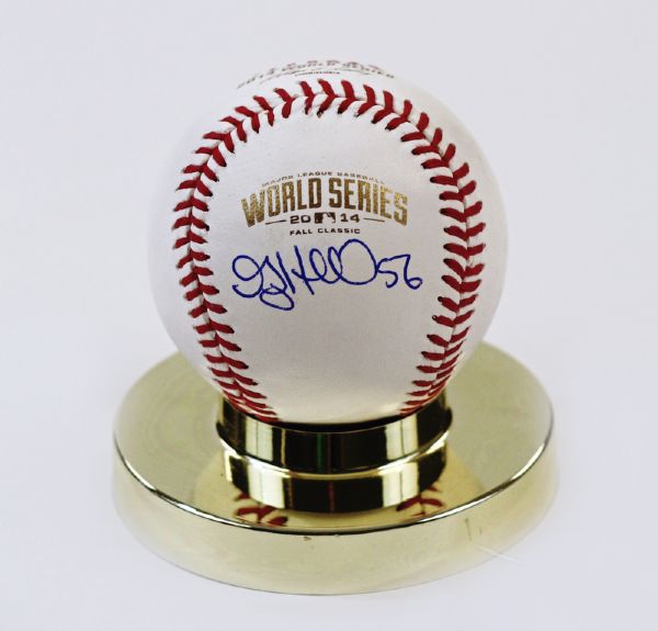 Greg Holland Single Signed 2014 World Series Baseball