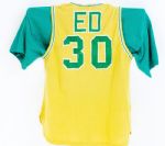 1963 Kansas City A's Ed Lopat Game Used Gold Vest Jersey w/ Pants
