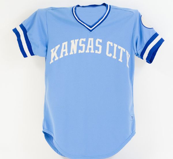 1979 Kansas City Royals Willie Wilson Game Used Jersey