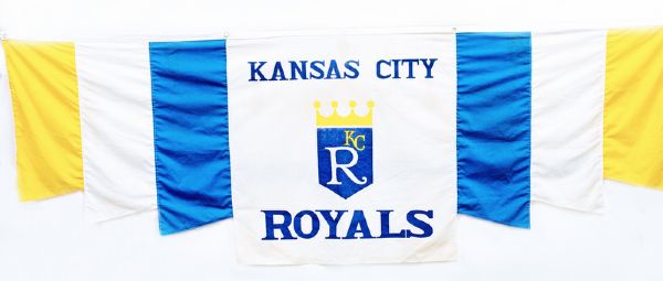 Vintage Kansas City Royals Stadium Banner