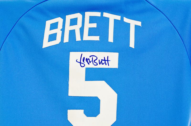 1987 George Brett Game Worn & Signed Kansas City Royals Jersey