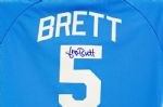 1987 George Brett Game-Used Autographed Jersey (Howser Patch)