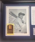 Babe Ruth & Mrs. Babe Ruth Autographed Framed Display