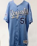 2014 Jason Vargas Game Used Post-Season Jersey