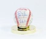 1980 Kansas City Royals Team Signed Baseball (27 Sigs)