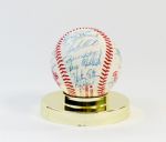 1980 Kansas City Royals Team Signed Baseball (27 Sigs)
