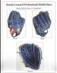 Dennis Leonard Game Used Glove & Cleats