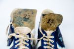 Dennis Leonard Game Used Glove & Cleats