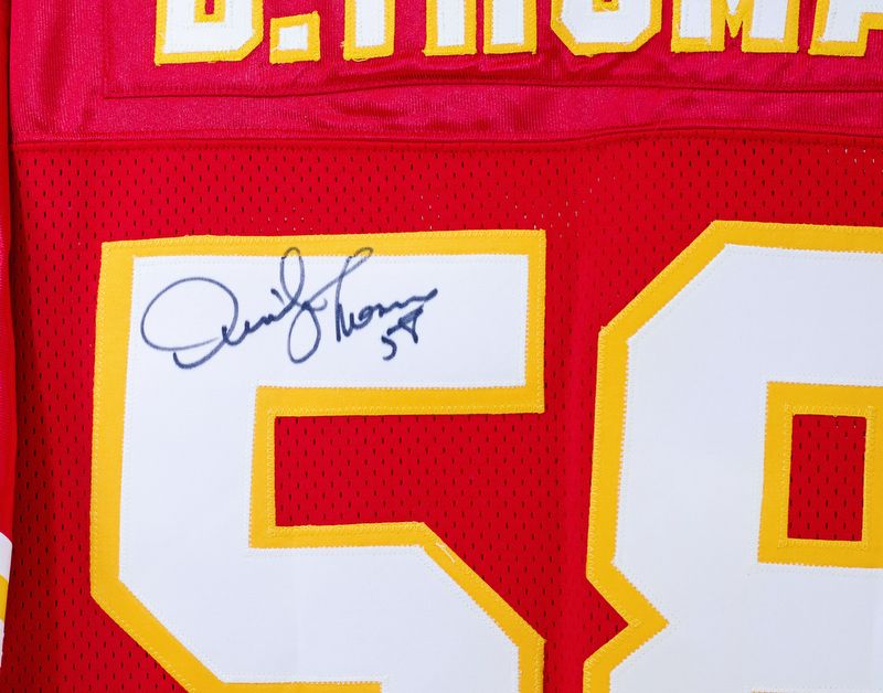 Derrick Thomas Autographed Chiefs Jersey