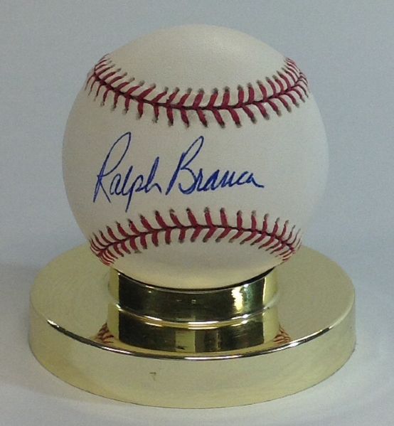 Ralph Branca Single Signed Baseball