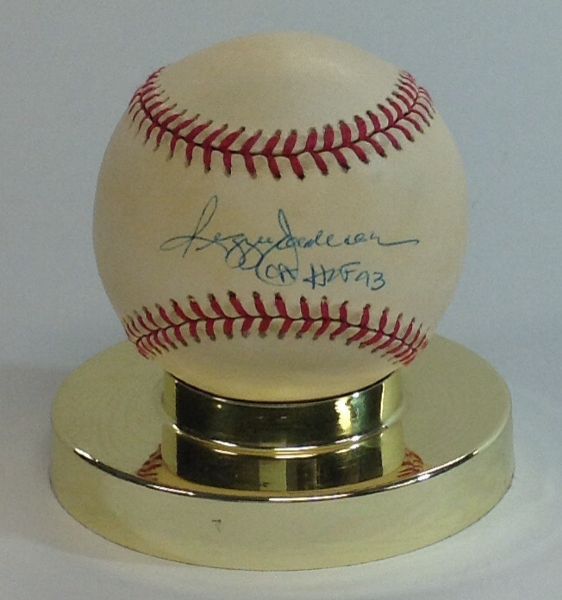 Reggie Jackson Single Signed Baseball