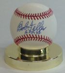 Bob Feller Single Signed Baseball