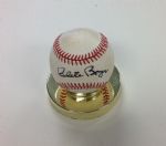 Clete Boyer Single Signed Baseball