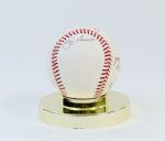 Howard Cosell, Catfish Hunter, & Yogi Berra Signed Baseball
