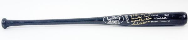 Frank White Game-Issued Autographed Bat Signed to Willie Randolph