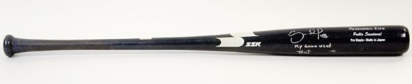 2011 Pablo Sandoval Game Used Autographed Bat