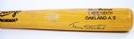 1991 Terry Steinbach Game Used Autographed Bat