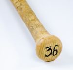 1991 Terry Steinbach Game Used Autographed Bat
