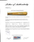 1986 Jose Canseco Game Used Autographed Bat