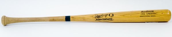1986 Jose Canseco Game Used Autographed Bat